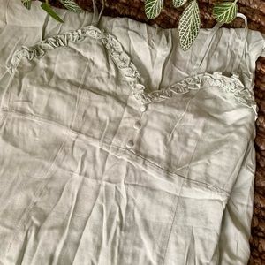 Forever 21 Ruffle Trim Maxi Dress